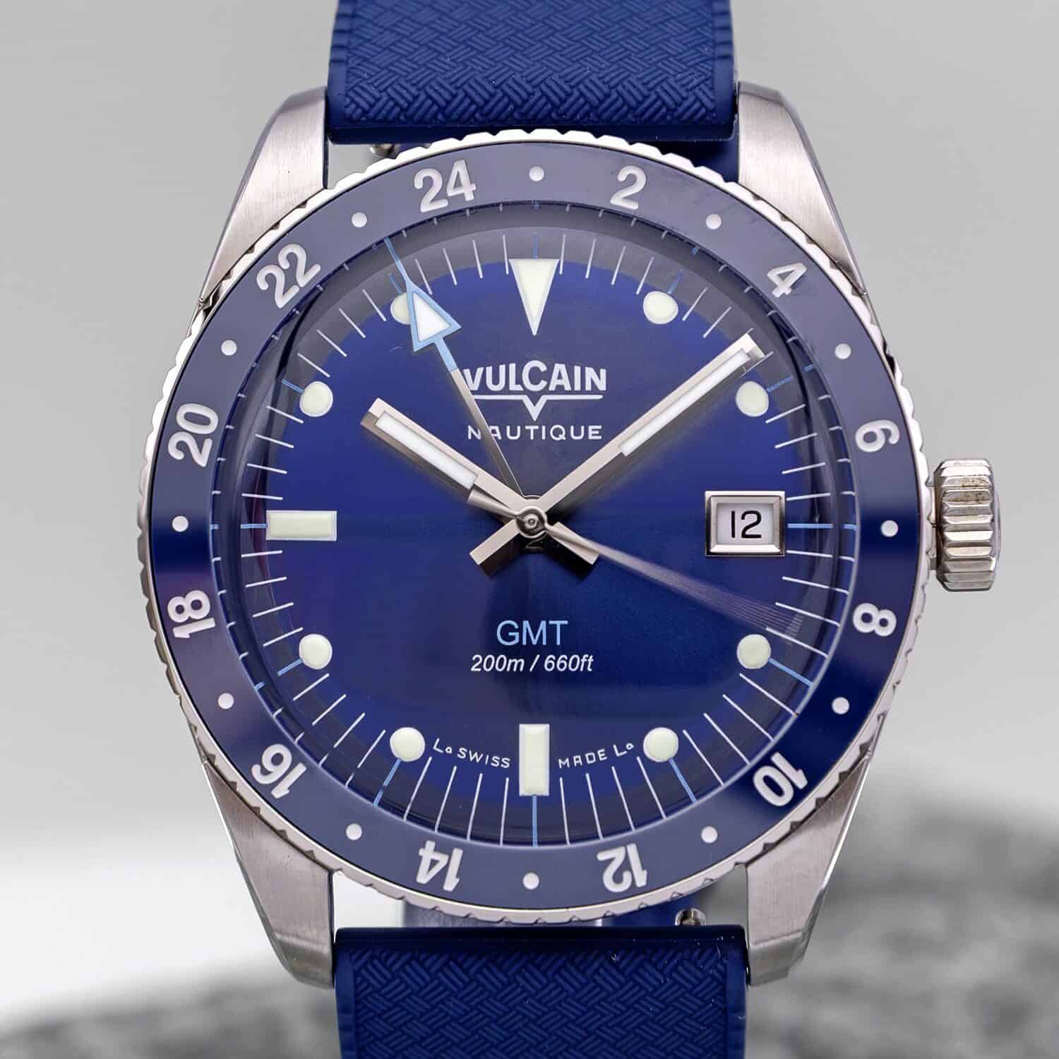 Vulcain Skindiver Nautique GMT Blue (Limited)