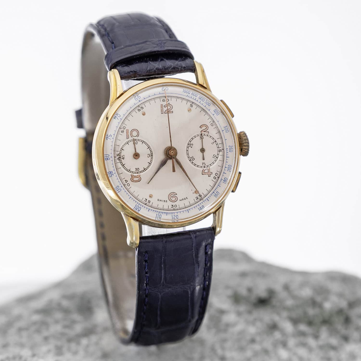 Chronographe Suisse bicompax or 18k – Image 3