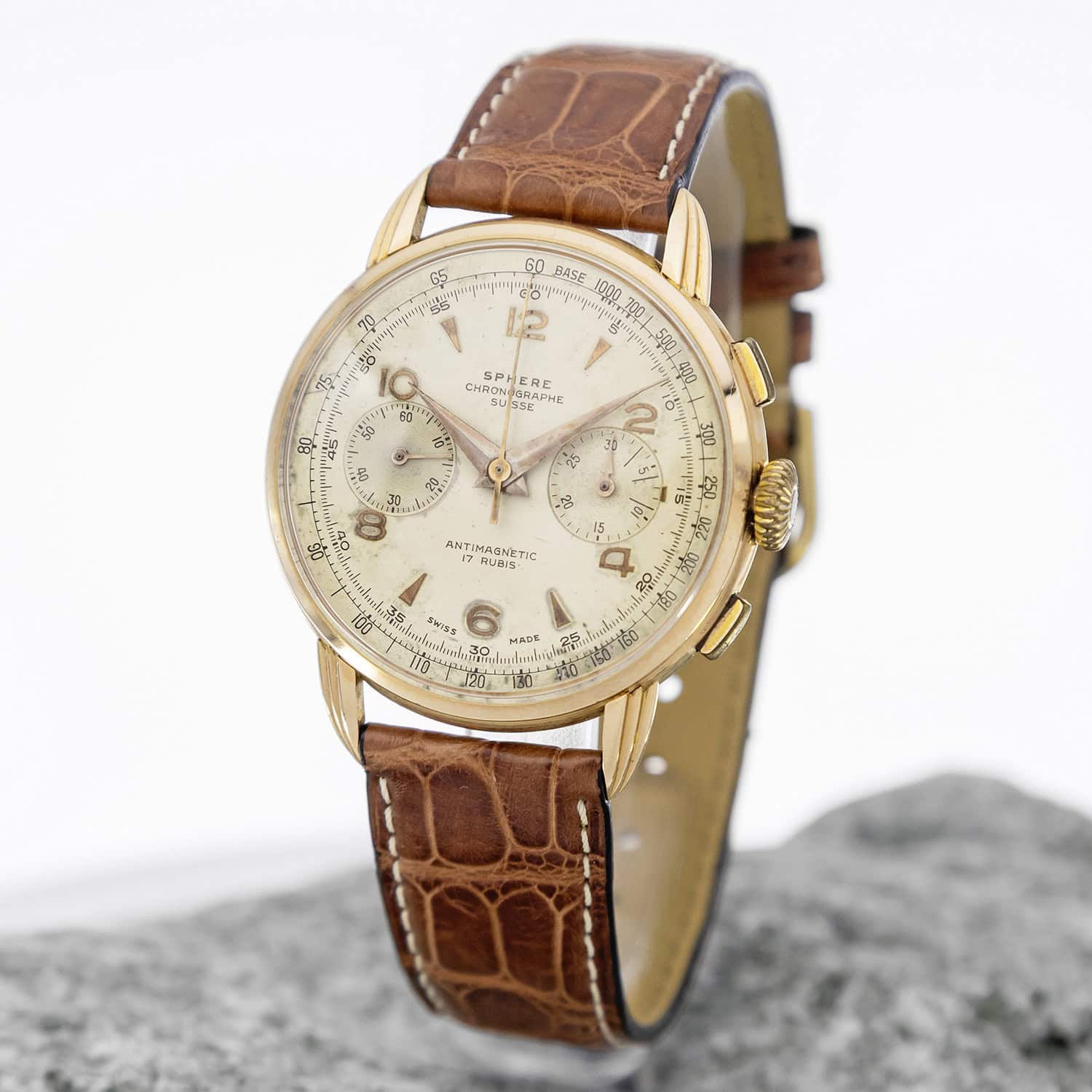 Sphère Chronographe Suisse vintage – Image 2