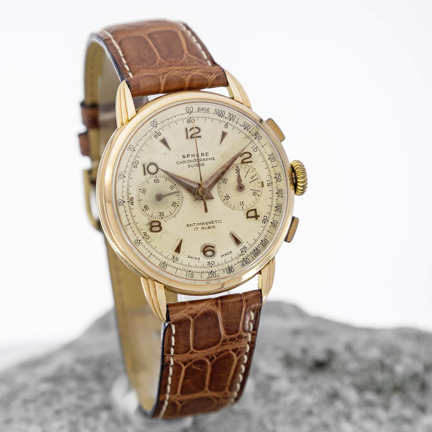 Sphère Chronographe Suisse vintage – Image 3